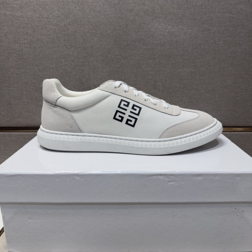 Givenchy Geometric Emblem Low-Top Sneakers — side
